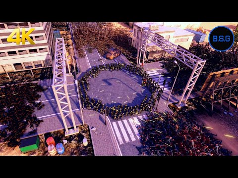 Modern City invasion: Undead Army - Ultimate Epic Battle Simulator UEBS cinematic battle 4K Video