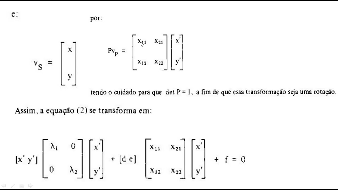 Cônicas Rotacionadas