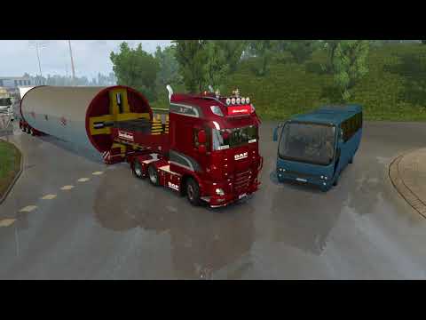 CONVOI EXCEPTIONNEL ( OVERSIZE LOAD) |  DAF XF EURO 6