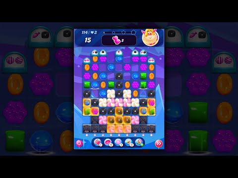 Candy Crush Saga Level 114 ✅ 15 moves NO BOOSTERS (2026)