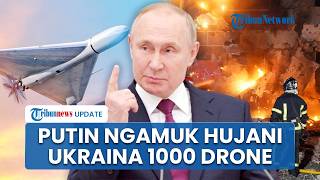 Putin Ngamuk Kirim Hujan 1.000 Drone Maut ke Ukraina, Situs Warisan Budaya UNESCO Jadi Korban