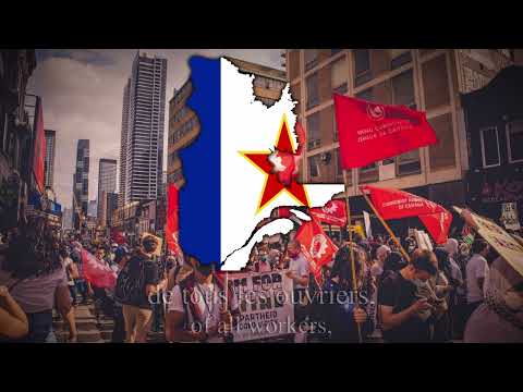 "Chant du front des travailleurs" - Einheitsfrontlied Quebecois version