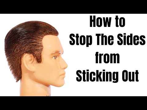 How to Stop the Sides of Your Hair from Sticking Out - TheSalonGuy