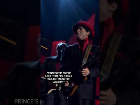 Throwback to Prince's guitar solo at the 2004 Rock & Roll Hall Of Fame | SPIN