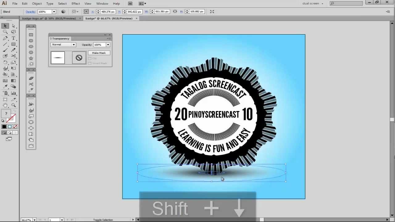Creating a Simple Badge Using Adobe Illustrator