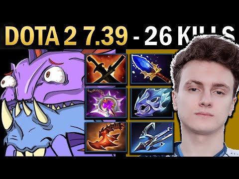Slardar Gameplay Miracle with 26 Kills and Harpoon - TI14