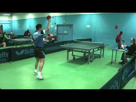 20140315 British Ligue - Kingfisher I v Greenhouse II (03) Federico Viterbo v Ovigwe Eyarhano