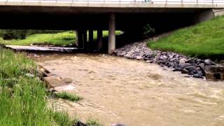 preview picture of video 'Fish Creek at High Flow'
