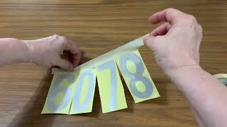 Adhesive Mailbox Numbers Review - Video 2