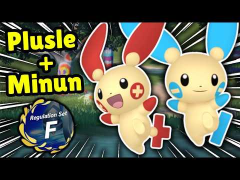 Plusle and Minun POP OFF! Pokemon VGC Reg F Competitive Wifi Battles!