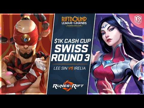 $1K Riftbound Tournament - Lee Sin vs Irelia - Round 3