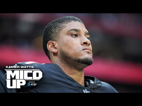 Xavier Watts is Mic'd Up in a Carolina Panthers matchup | Atlanta Falcons
