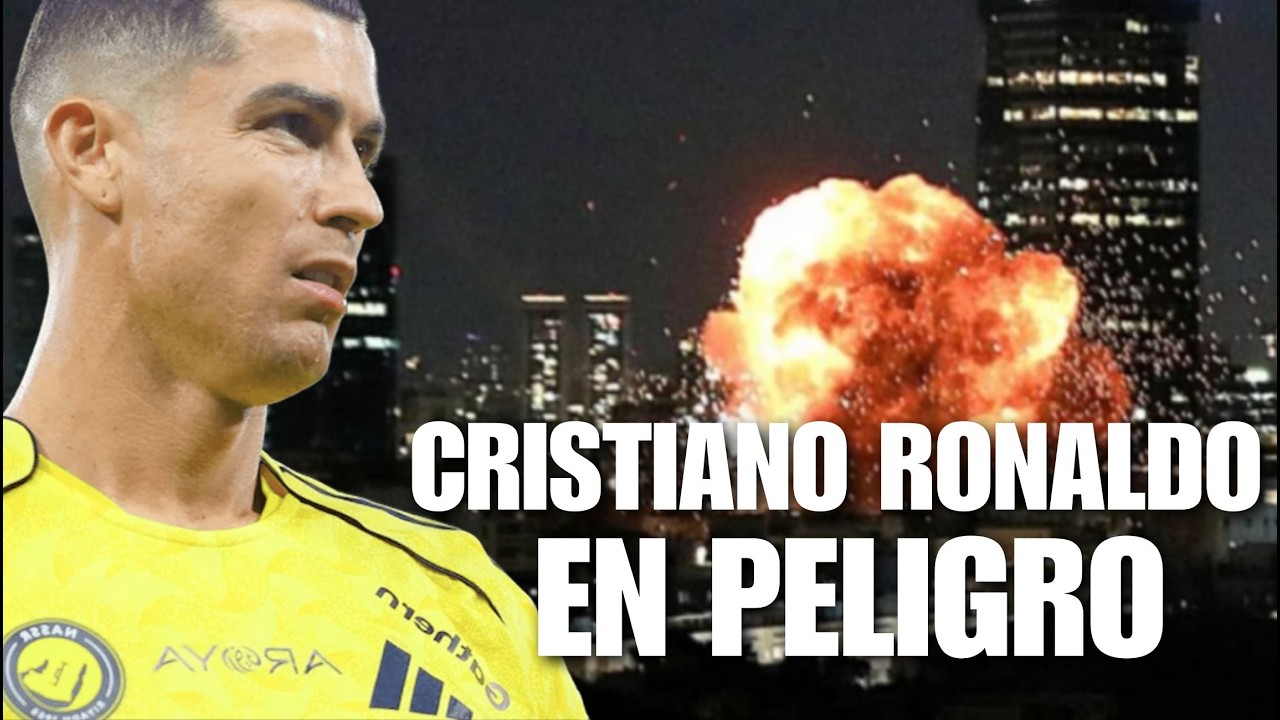 TRAS QUE BOMBARDEARAN la CIUDAD DONDE VIVE CRISTIANO RONALDO, CRISTIANO ESCAPA con TODA su FAMILIA
