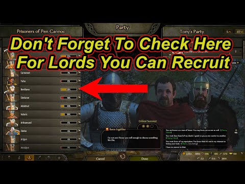 Easy Place To Find Lords To Recruit To Your Kingdom Bannerlord Guide - Flesson19