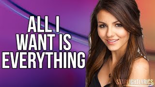 Victorious - All I Want Is Everything (Lyric Video) HD