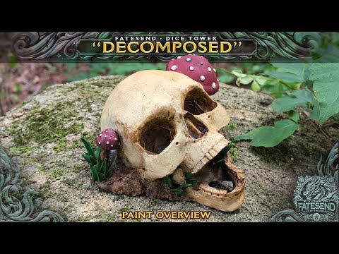 Decomposed Dice Tower | Painting Process | FatesEnd