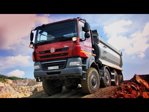 New TATRA Phoenix - test drive in quarry part II.