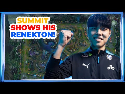C9 Summit Showcasing His Renekton | C9 vs 100T
