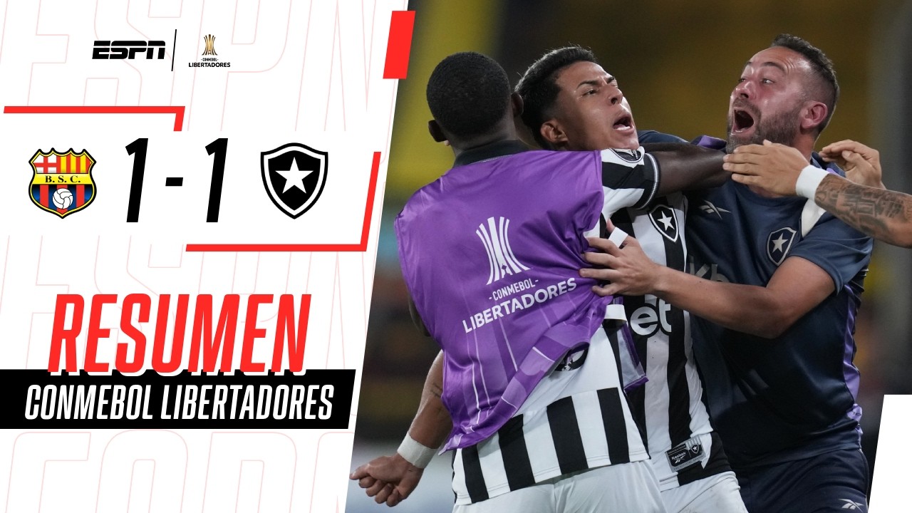 BOTAFOGO SACÓ UN PUNTO DE ORO Y AHORA DEFINE LA SERIE EN BRASIL | Barcelona 1-1 Botafogo | RESUMEN