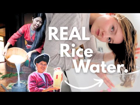 The Red Yao Women sent me their REAL Rice Water. Let's try it.