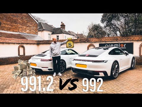 Thumbnail for Porsche 911 - 992 OR 991.2 AND £30,000 in the BANK?! Head2Head of the Turbo 3.0s by Porsche 911 (992)