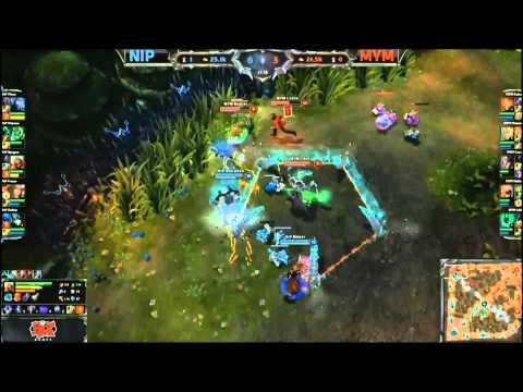 EU LCS - Bjergsen plays with zed