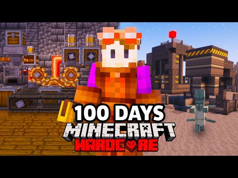 I Survived 100 Days as an ENGINEER in CREATE MOD Minecraft Hardcore!