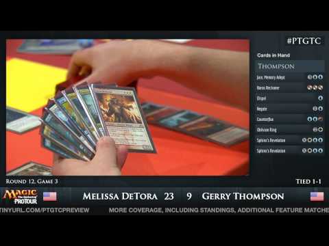 Pro Tour Gatecrash Round 12: Melissa DeTora vs Gerry Thompson