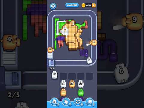 Pixel Flow Level 2895 Walkthrough