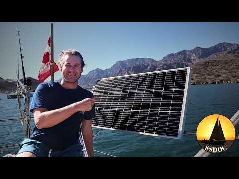 How To Install PIVOTING SOLAR On A Sailboat - Turning Lifelines Into Solar Mounted Railings!