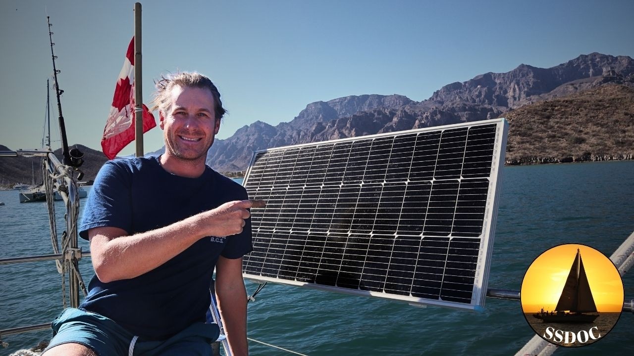 How To Install PIVOTING SOLAR On A Sailboat - Turning Lifelines Into Solar Mounted Railings!