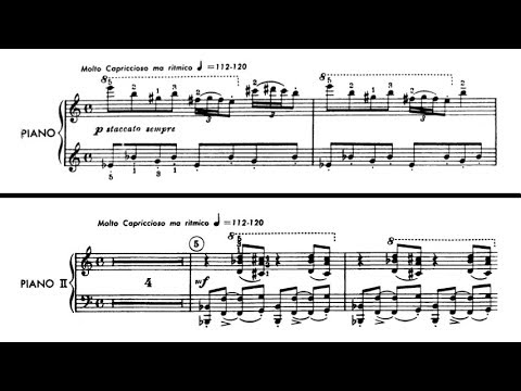Leonard Pennario - "March of the Lunatics" for two pianos (audio + sheet music)