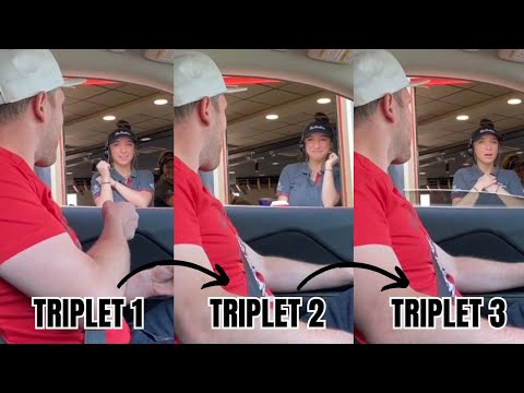 Triplet Pay-It-Forward Drive Thru Prank