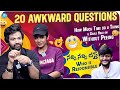 20 Awkward Questions to Syed Sohel & Megha Lekha | Sohel Latest interview | iDream Media