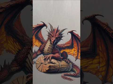 7 Levels of Dragon Drawing- How to Draw a Dragon....#dragondrawing #drawingtutorial #art..#sketchart