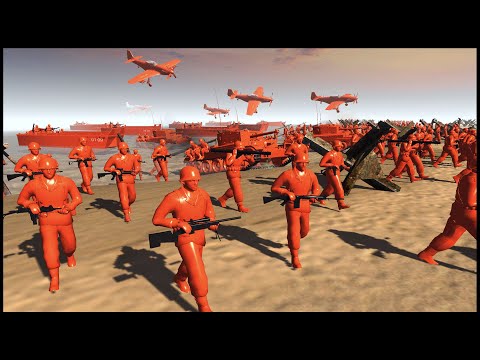 Massive Crusader Army Beach Landing! - Army Men: Civil War S2E10