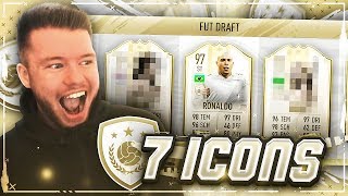 7 ICONS IM FUT DRAFT (FIFA 19) π₯π₯ MEIN REKORD