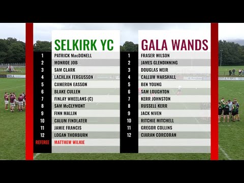 RUGBY: TV HIGHLIGHTS - U18s FINAL AT GALA 7s - 21.8.21 - SELKIRK YOUTH CLUB v GALA WANDERERS