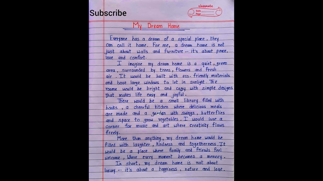 my dream home essay english | my dream house essay in english | my dream house essay #viral