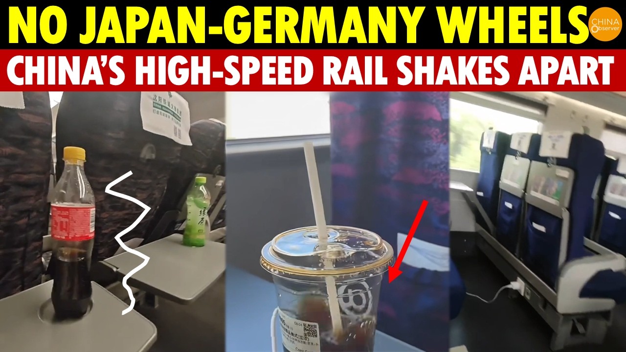 China’s High-Speed Rail Shakes Apart? No Japan-Germany Wheels, Train Turns Horror Ride