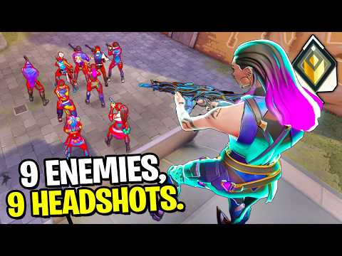 100% HS Rate Radiant VS 9 Bronze Players!