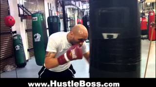 Ishe Smith training for Cornelius 'K9' Bundrage [Mayweather Boxing Club - January 2013]
