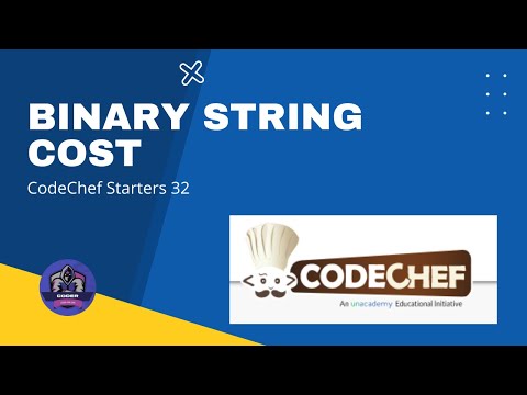 Binary String Cost Problem Code Bscost Codechef Solution Python3