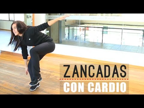 Ejercicios de cardio con zancadas