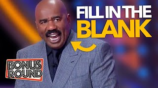 Family Feud Fill In The Blank With Steve Harvey