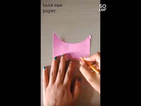 ☺️☺️to do flower with colour papers/paper craft 🥰🥰/Samhitha's thought's of art's 🤭☺️