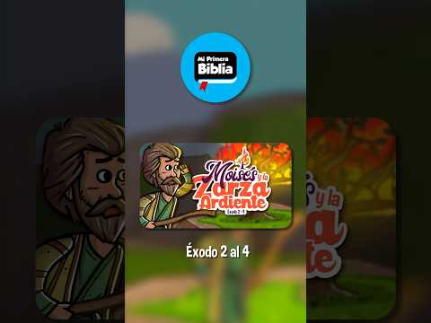 Moisés y la zarza ardiente 🔥🌳 comenta tus resultados! #miprimerabiblia