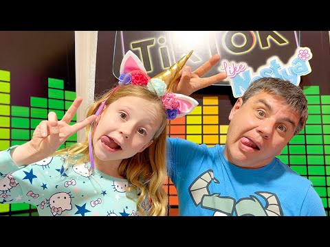 Nastya and Daddy - copy me challenge