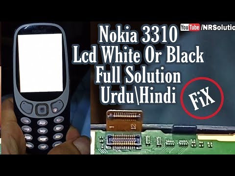 Nokia 3310 White Lcd Fix Lcd Ways -Urdu/Hindi Video