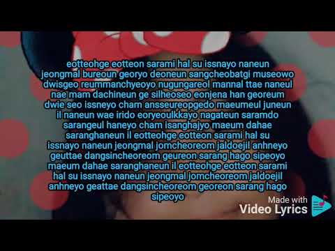 [Lyrics]Damsonegongbang-Loving with all your heart